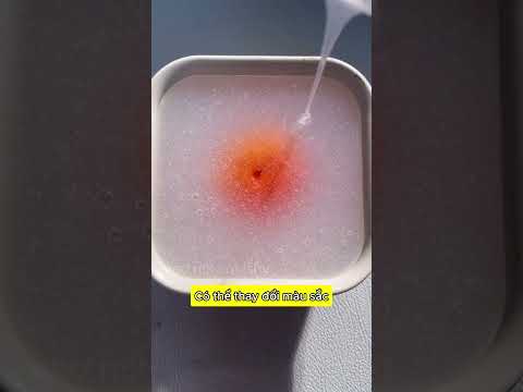 Thử thách làm squishy quả hồng đổi màu #diy #squishy #meomitsquishy #shorts