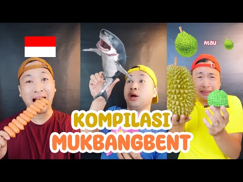 KOMPILASI MUKBANGBENT | MAKAN ANEKA EMOJI | MAKAN SESUAI WARNA | EATING SHOW