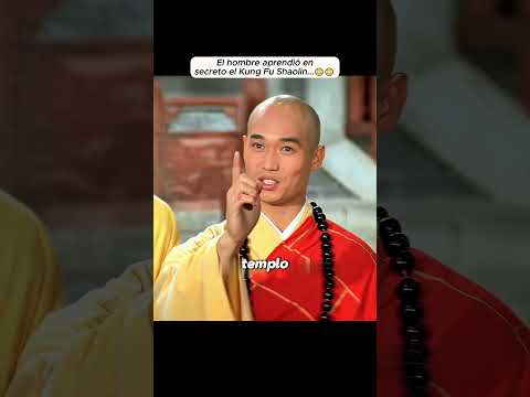 El hombre aprendió en secreto el Kung Fu Shaolin...  #películas #shorts