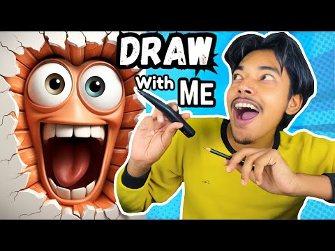 Draw With Me 😍 Crazy Reference Drawing Part 1