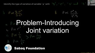 Problem-Introducing Joint variation