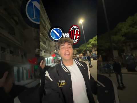 NAPOLI - MILAN 2-2 | RACTION ALLO STADIO ⚽️