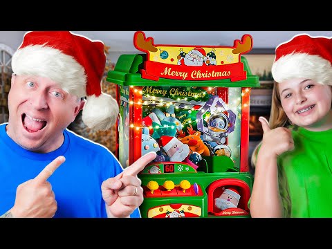 We Let the Claw Machine PICK Our PRESENTS!