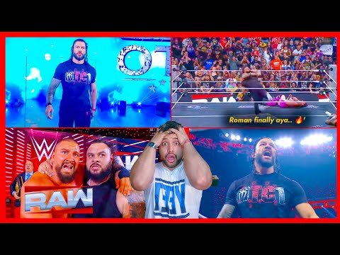 'Aa gya Roman reigns.. 🔥' Tribal chief returns finally ,Roman NEXT PLAN ?? - WWE Raw highlights 2025