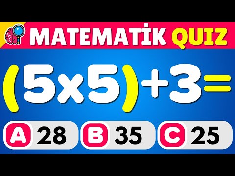 Süper Matematik Bulmacası➗🔥✖️ Dört İşlem Becerilerini Test Et 🧠 Bölüm 2