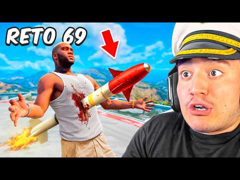 Resolví 70 RETOS ULTRA DIFÍCILES en GTA 5 !! 💥🤯