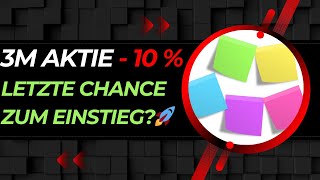 3M Aktie CRASHT 🔥 Die letzte Gelegenheit zum KAUFEN? 🚀