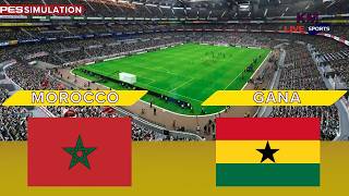 Morocco vs Ghana - International Friendly 2025/26 | PES 2021 Simulation