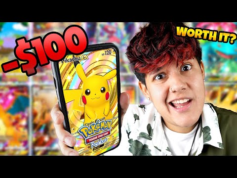 I Spent $100 on Pokémon TCG Pocket (Is it Worth it?)