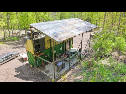 I finally built a shop - putting up a large steel building