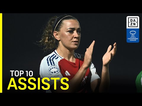 DAZN's Top 10 Assists From Matchday 6 Of The 2024-25 UEFA Women's Champions League