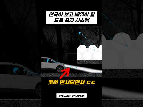 에? 독일에서 개발한 도로 차선 그림