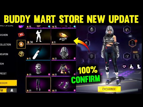 Buddy Mart Store Update 100% Confirm Update | Next Booyah Pass Full Review | Diwali Event Free Fire