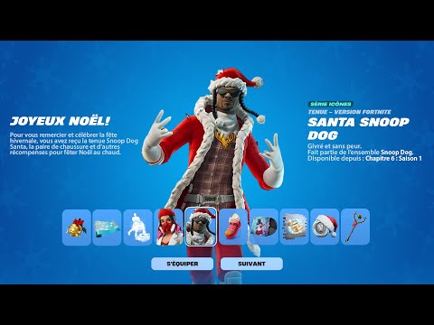 Je déballe TOUS LES CADEAUX de Noël sur Fortnite!! (Événement Fête Hivernale)