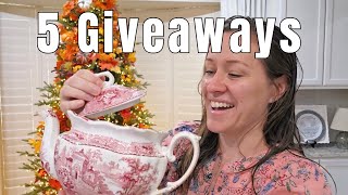 5 Giveaways + Health Update