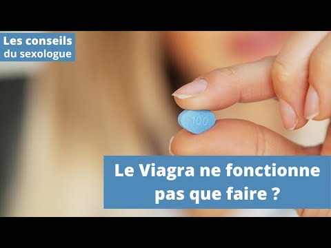 Le viagra ne fonctionne pas: que faire ?