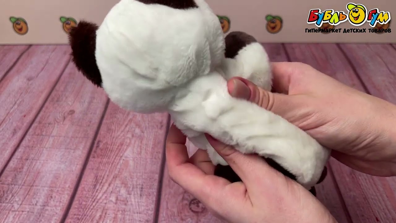 Игрушка мягкая Кошка сиамская Мисо 15см - видео