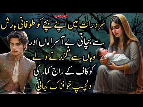 Sard Raat Mein Apnay Bachey Ko Tufani Barish Say Bachati Be Asra Maa Aur Wahan Say Guzarney Waley Ko