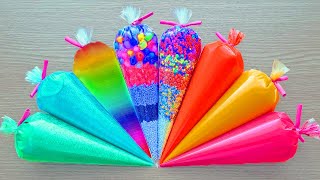 Super Relaxing Slime Making with Satisfying Piping Crunchy Bags