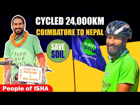 Crazy & Inspiring - Cycled 24000 KM From Coimbatore to Nepal for Save Soil | Ft. Surendra Yadav