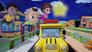 Wheels On The Bus 3D Rhymes , Twinkle Twinkle Little Star & More Baby Songs Collection