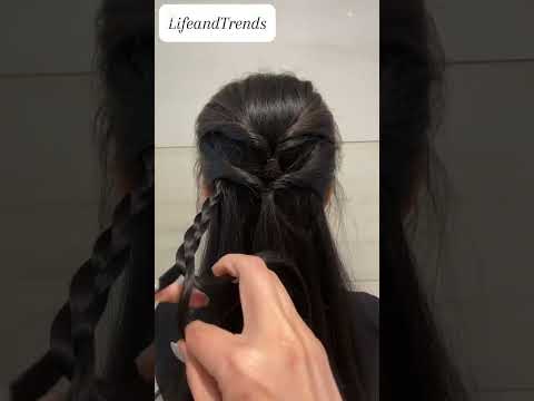 Quick & cute Daily Hairstyle | Easy Everyday Hairstyle | Simple Unique Hairstyle