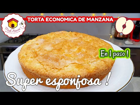 TORTA MATERA DE MANZANA en 1 paso POQUITOS INGREDIENTES