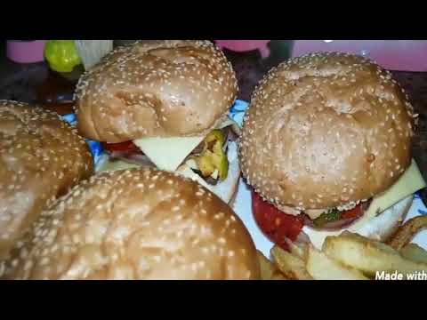 طريقة عمل برجراللحمه فى البيت بسهوله هامبرجرسريع فى دقائق  Burger  برجرالمطاعم