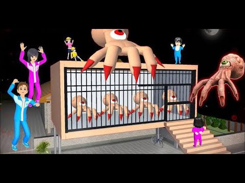 Kamera CCTV Raksasa Merakam Anomali Ballerina Cappucina 😱 Baby Hara Panggil Yuta | Sakura