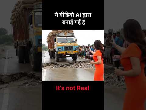 Gehu se lada truck pani me sama gaya #viralvideo #trendingshorts #trending #shorts #funny #video