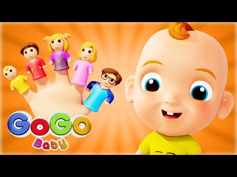 🤚 Mommy Finger, Daddy Finger Song, Daddy Finger Song | GoGo Baby - Nursery Rhymes & Kids Songs