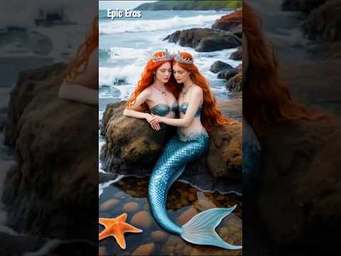 The Mermaid Queen. Ruler of the Underwater Kingdom. #history #mermaid #shortvideo #sea #beach #art
