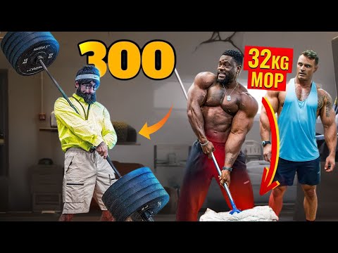 Anatoly levage 300KG !Pretended to be a CLEANER in a GYM !Anatoly GYM PRANK