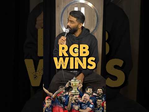 RCB Wins | Pranit More | #standup #cricket  #shorts #ipl2025 #rcb #rjpranit