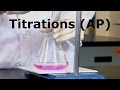 Titration and Volumetric Analysis Concepts
