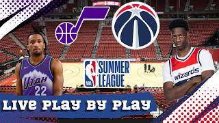 Utah Jazz vs Washington Wizards | Summer League | Live Stream & Play By Play