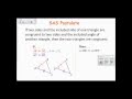 Exploring SSS and SAS Postulates in Triangle Congruence