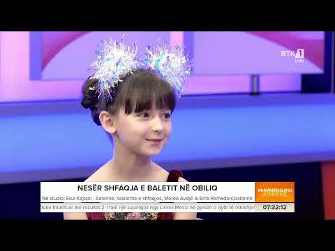 Elsa Kajtazi - balerinë, asistente e shfaqjes - Morea Avdyli & Ema Ramadani, balerinë
