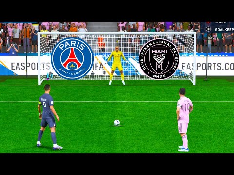 FIFA 23 - PSG VS INTER MIAMI I PENALTY SHOOTOUT I FINAL CHAMPIONS LEAGUE 2024 I