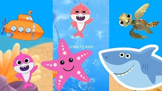 Baby song Animals Sea dance Song | Baby Shark doo doo doo | Dolphin octopus colors fish kids song
