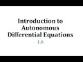 Differential Equations Concepts and Applications