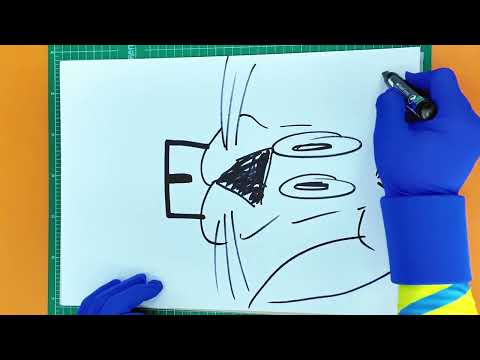 Desenhando com vogais | arte DIY | Mundo de Kaboo