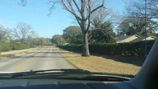 Driving passed Fort Rucker Elementary School on our way to the old Commissary and the PX.