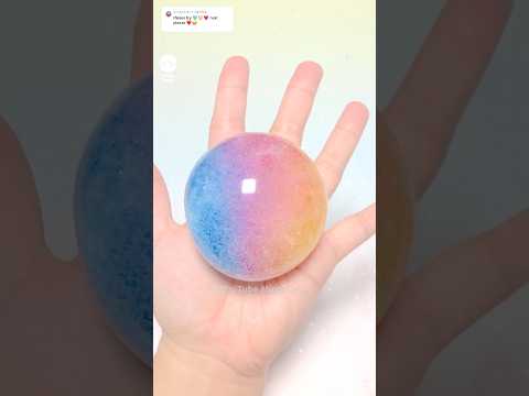 🩵+🩷+💛Tape Balloon DIY with Super Giant Orbeez and Nano Tape‼ - 🐸초초대왕개구리알 테이프풍선 만들기!#밍투데이#테이프풍선