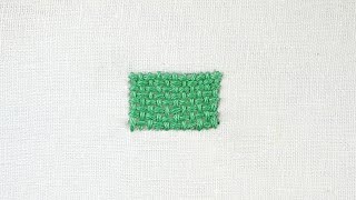 How to do a Basketweave Stitch in Embroidery