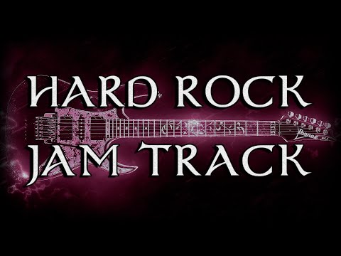 Hard Rock Hair Metal Guitar Backing Track A Minor