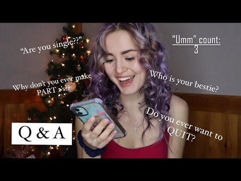 THE LONG AWAITED Q & A VIDEO/ everything love life to POV's