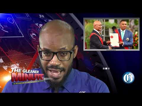 YouTube video thumbnail: Holness Swears In New Cabinet, Chinese Workers Strike in Montego Bay