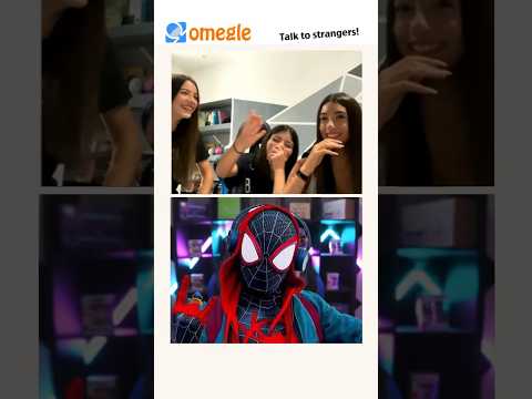 🕷️PRANK SPIDERMAN MILES MORALES a RAGAZZ3 su OMEGLE 😱 #omegle #omeglefunny #omegleprank