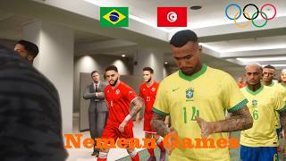 Brazil 🇧🇷 vs Tunisia 🇹🇳 Football Men ⚽ Quarterfinal ⚽ Nemean Games